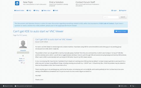 Can't get KDE to auto start w/ VNC Viewer • KDE Community ...