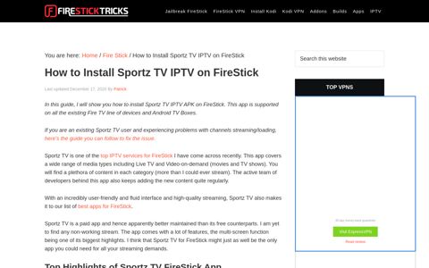 Sportz TV IPTV: Step-by-Step Guide for 6000+ Channels