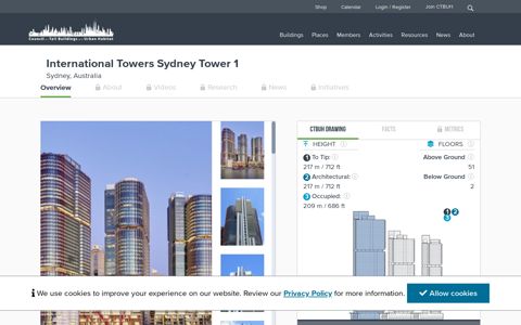 International Towers Sydney Tower 1 - The Skyscraper Center