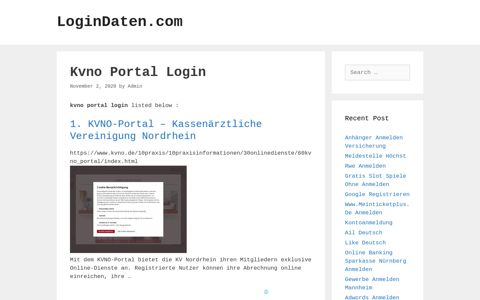 Kvno Portal - Kvno-Portal - Kassenärztliche Vereinigung Nordrhein