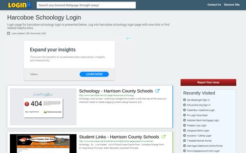 Harcoboe Schoology Login - Loginii.com