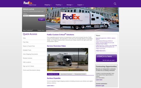 FedEx Custom Critical: Expedited Freight Shipping, Ground ...