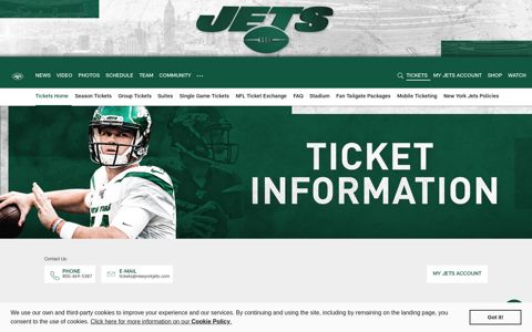 Tickets - New York Jets