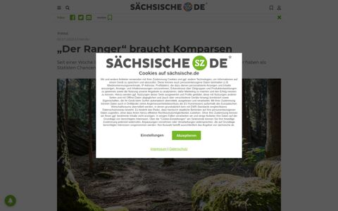 „Der Ranger“ braucht Komparsen | Sächsische.de