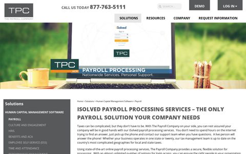 iSolved Payroll Processing Services - The Payroll Company