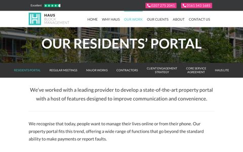 Residents Portal - HAUS Block Management