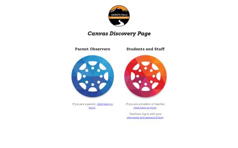 GFSD Canvas Discovery Page