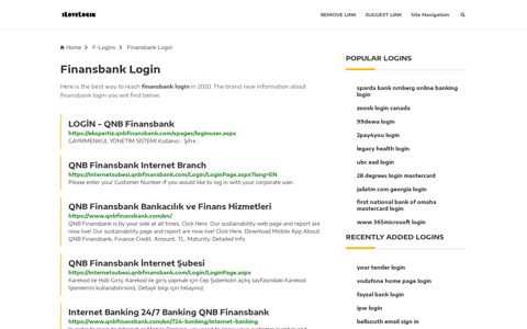 Finansbank Login ❤️ One Click Access - iLoveLogin