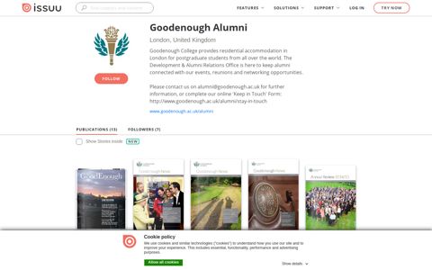 Goodenough Alumni - Issuu