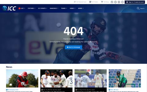 404 - ICC Cricket