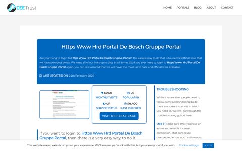 Https Www Hrd Portal De Bosch Gruppe Portal - Find Official Portal