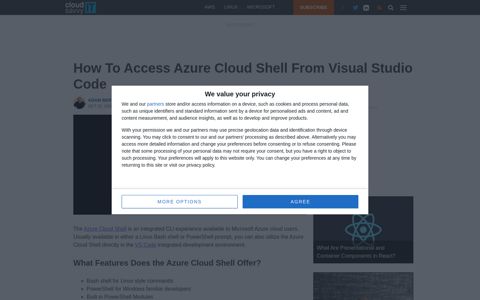 How To Access Azure Cloud Shell From Visual Studio Code ...