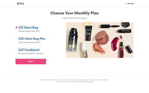 Subscribe to the Glam Bag (Choose a Plan) | IPSY