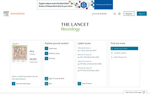 The Lancet Neurology | Journal | ScienceDirect.com by Elsevier