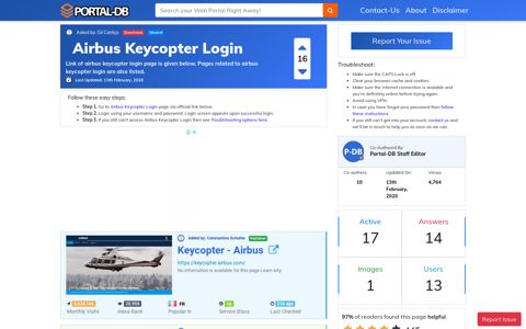 Airbus Keycopter Login - Portal-DB.live