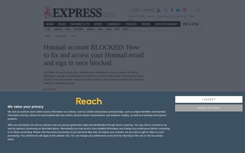 Hotmail account BLOCKED: How to fix and access your ...