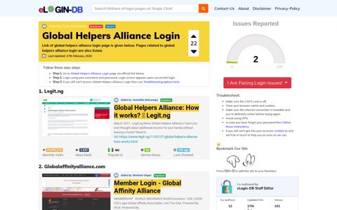 Global Helpers Alliance Login