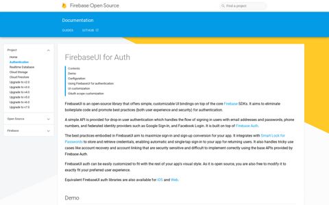 FirebaseUI for Auth - Firebase Open Source
