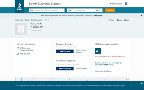 KaZooby | Better Business Bureau® Profile