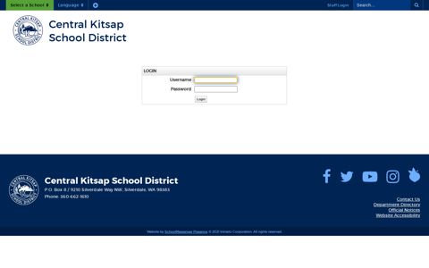 Login - Central Kitsap School District