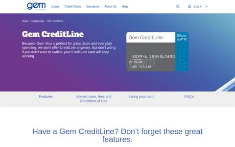 Gem CreditLine Credit Card | Gem by Latitude - Gem Finance