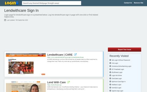 Lendwithcare Sign In - Loginii.com