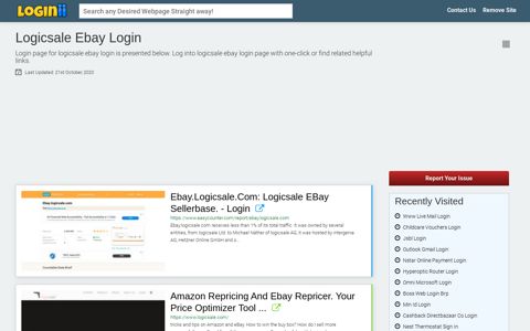 Logicsale Ebay Login | Accedi Logicsale Ebay - Loginii.com