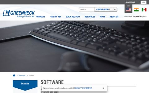 Software | Greenheck