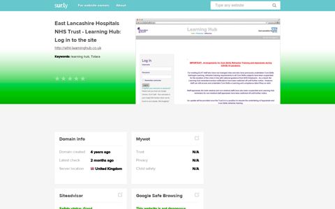 elht-learninghub.co.uk - East Lancashire Hospitals NHS ...