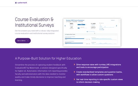 Course Evaluation and Course Feedback Survey Solutions for ...