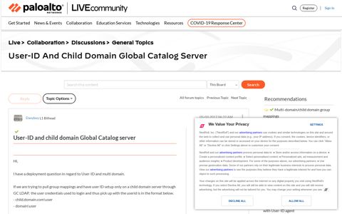 User-ID and child domain Global Catalog server - Palo Alto ...
