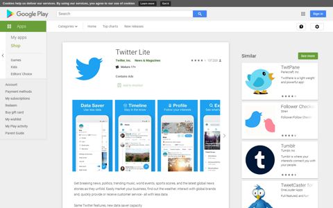 Twitter Lite - Apps on Google Play