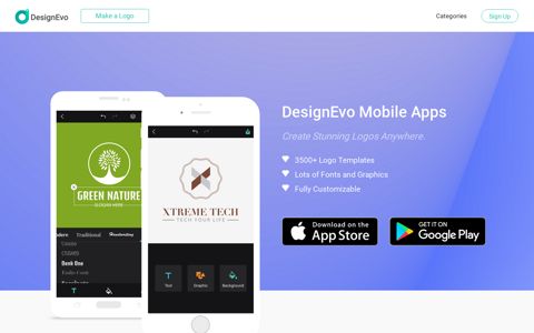 Free Logo Maker Apps for Android and iOS - DesignEvo for ...