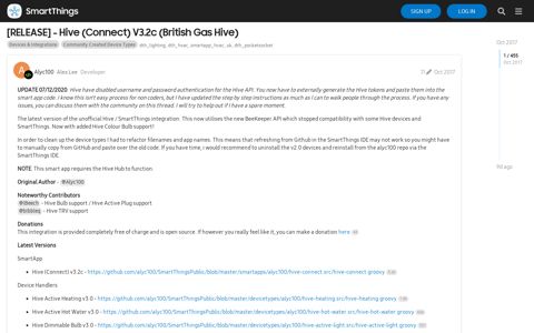 [RELEASE] - Hive (Connect) V3.2c (British Gas Hive ...