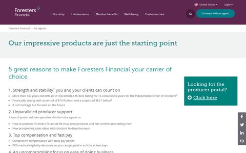 For agents | Foresters Financial