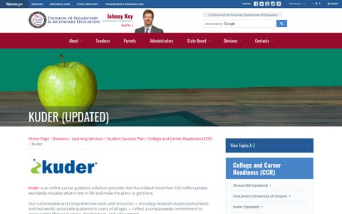 Kuder (Updated) - Arkansas Department of Education