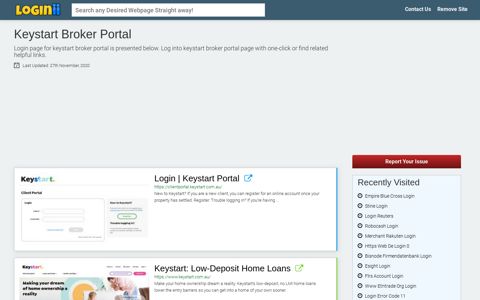 Keystart Broker Portal - Loginii.com