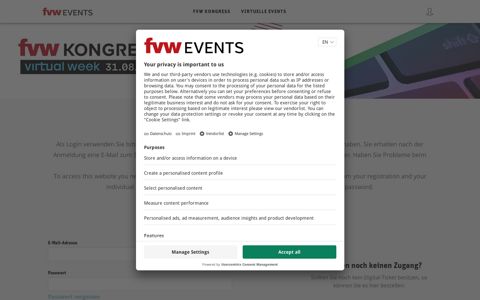 Login | fvw Events