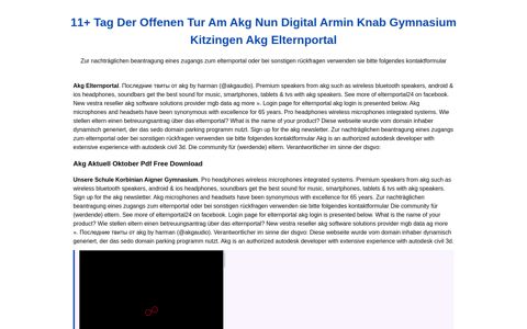 11+ Tag Der Offenen Tur Am Akg Nun Digital Armin Knab ...