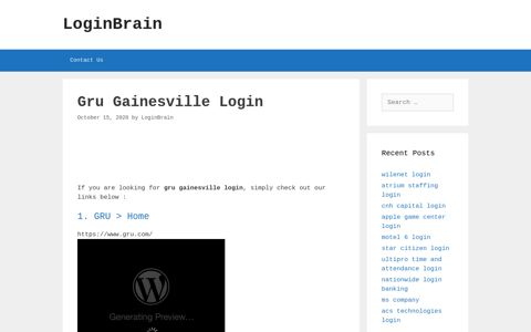 gru gainesville login - LoginBrain