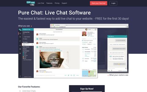 Pure Chat: Live Chat Software for Businesses