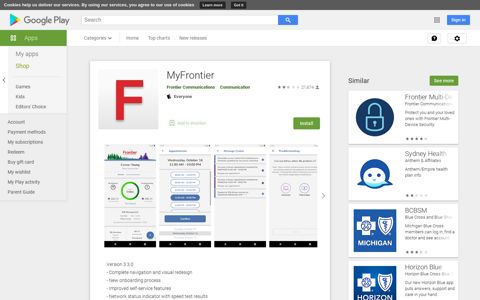 MyFrontier - Apps on Google Play