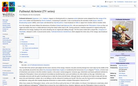 Fullmetal Alchemist (TV series) - Wikipedia