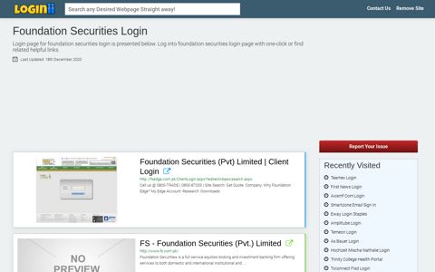 Foundation Securities Login - Loginii.com