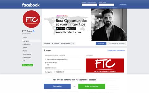 FTC Talent - About | Facebook