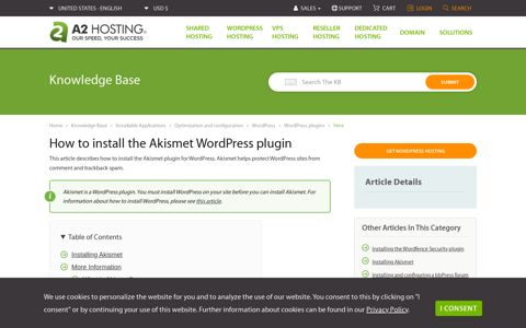 How to install the Akismet WordPress plugin