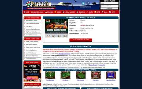 Indio Casino - PlayCasino