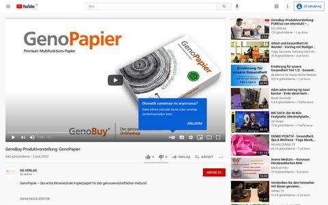 GenoBuy-Produktvorstellung: GenoPapier - YouTube