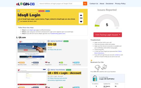 Idsq8 Login - A database full of login pages from all over the ...