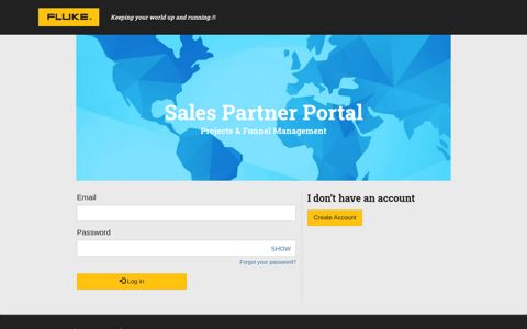 Partner Portal | Keeping your world up and running.® - Fluke